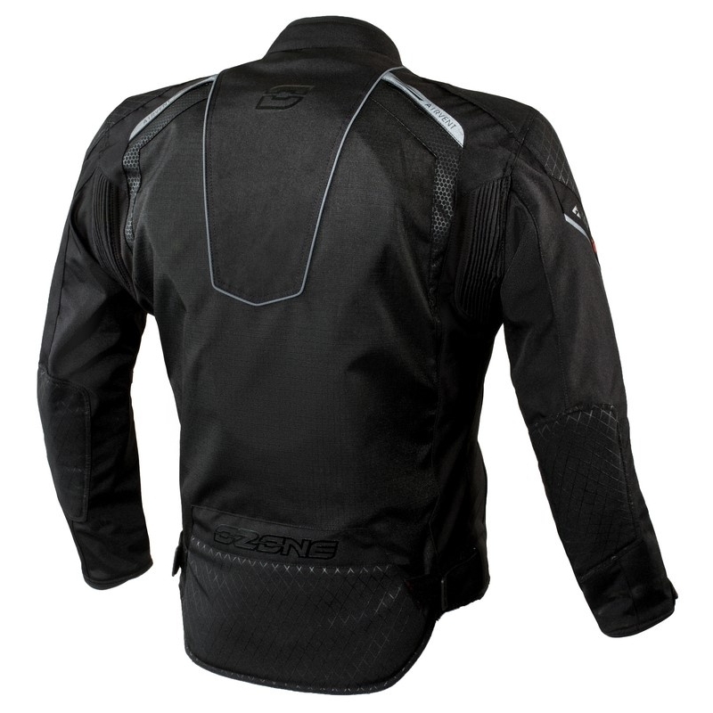 Ozone Edge Evo Black Motorcycle Jacket razprodaja