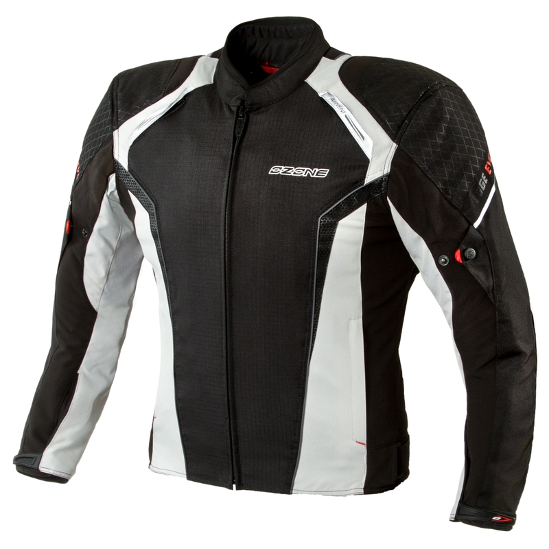 Ozone Edge Evo Black-Grey Motorcycle Jacket razprodaja