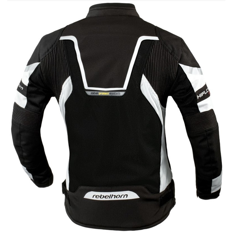 Ženske moto jakne Rebelhorn Hiflow III silver-black - razprodaja