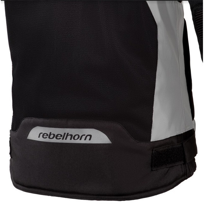 Ženske moto jakne Rebelhorn Hiflow III silver-black - razprodaja