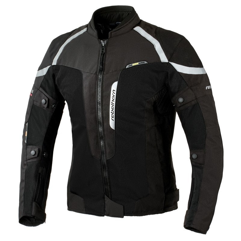 Ženske moto jakne Rebelhorn Hiflow III black black razprodaja