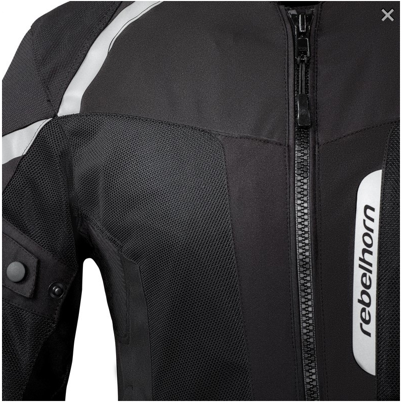 Ženske moto jakne Rebelhorn Hiflow III black black razprodaja