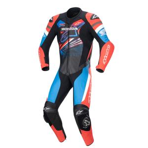 Alpinestars GP Force Honda Motorcycle Coverall Collection 2024 black-red-fluo-white