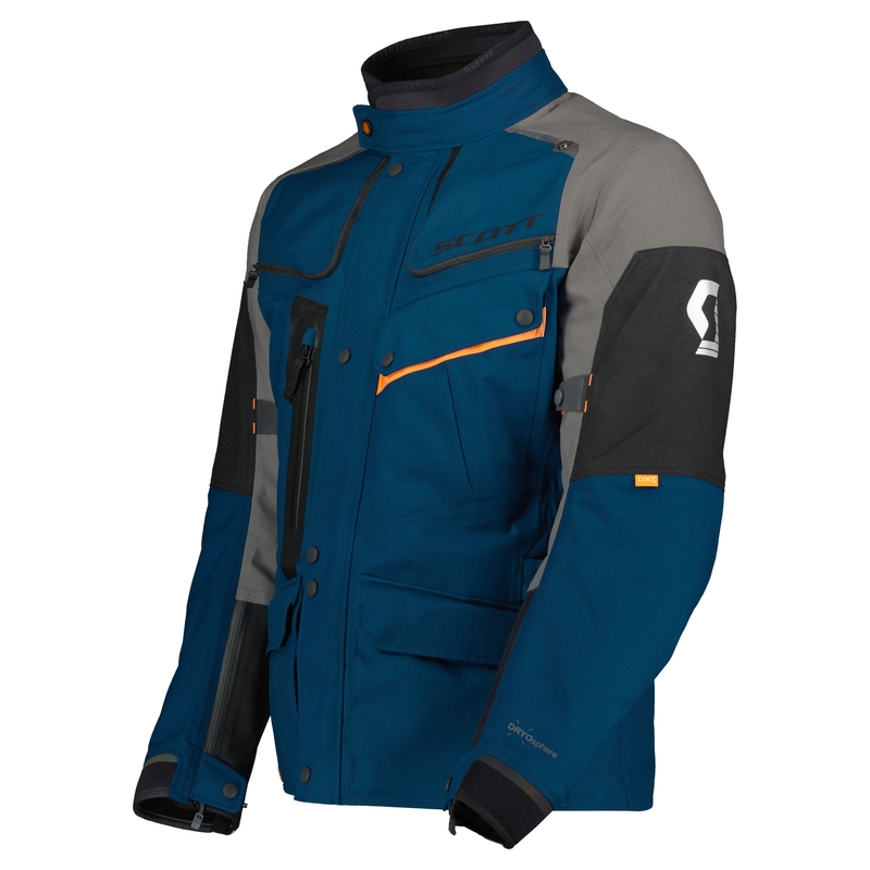 Motoristična jakna SCOTT VOYAGER DRYO blue-grey razprodaja