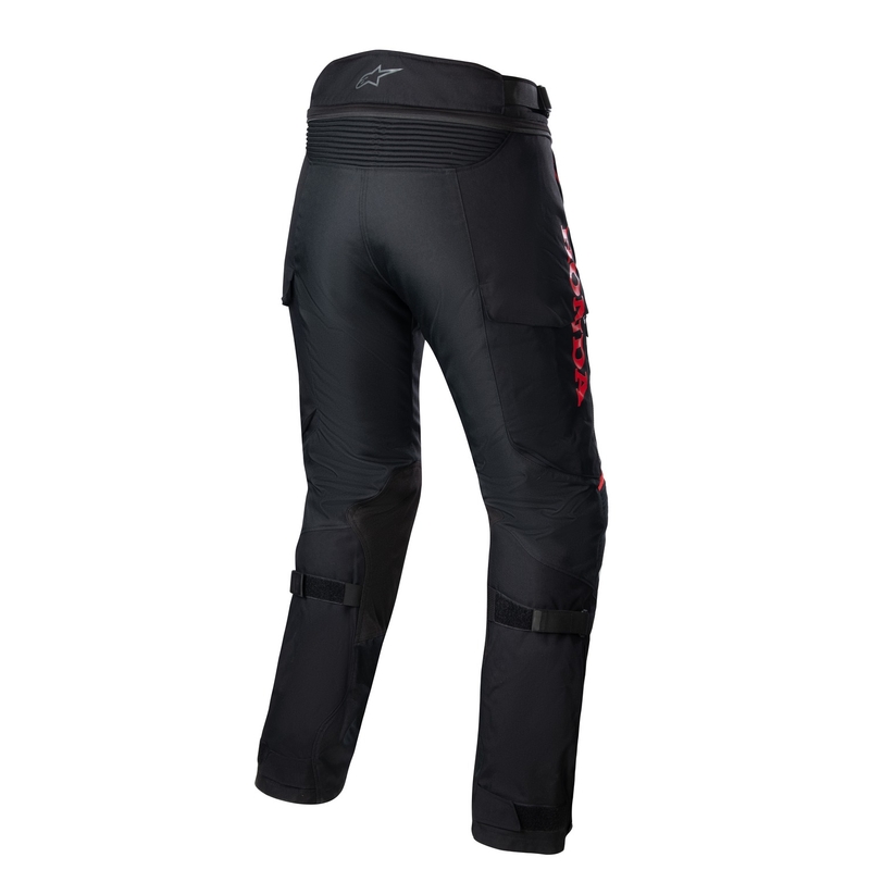 Moto hlače Alpinestars Bogota PRO Drystar Honda rdeče-fluo črne