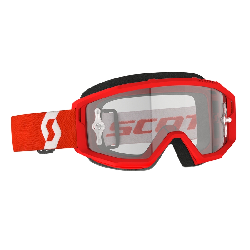 Motokros očala SCOTT PRIMAL CLEAR rdeče-bela