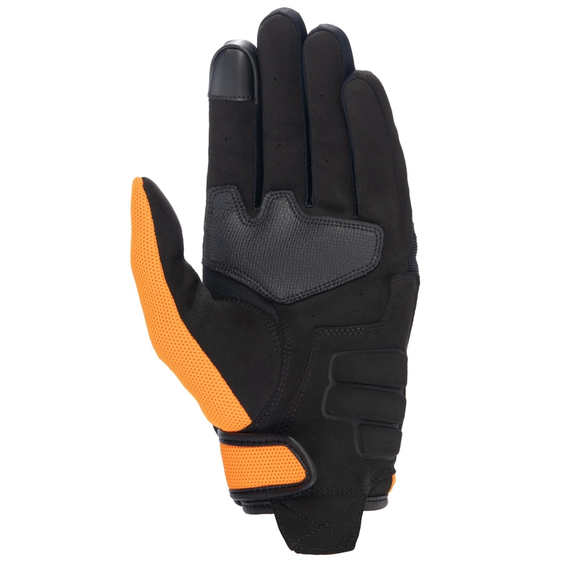Moto rokavice Alpinestars Copper Honda črno-oranžne