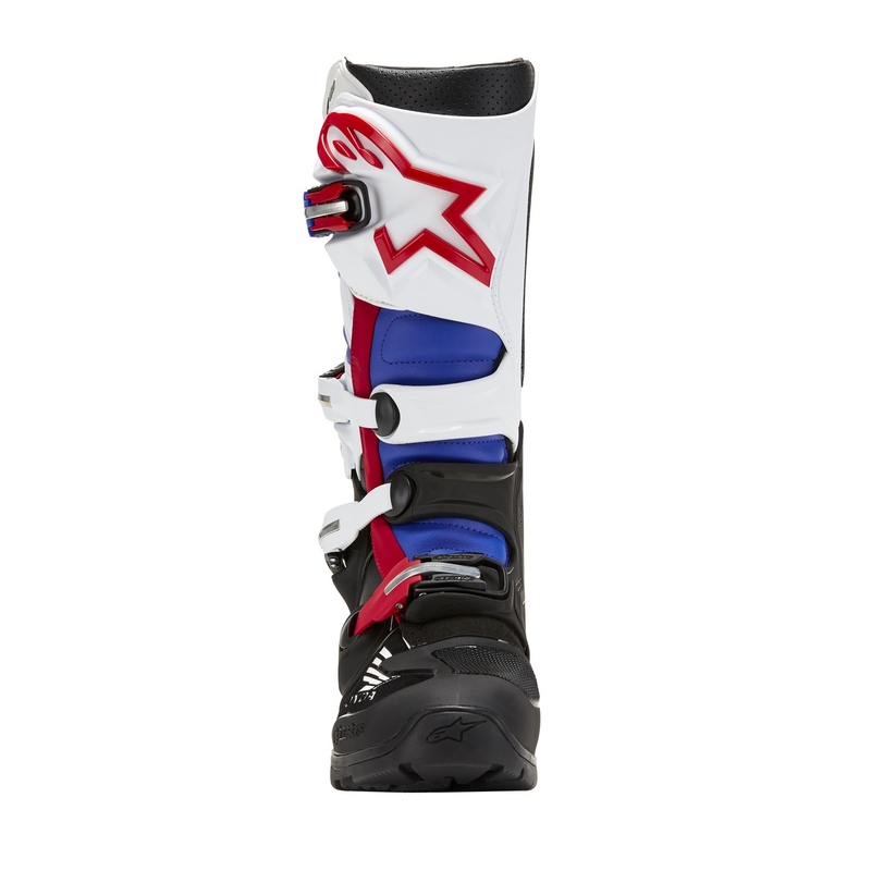 Alpinestars Tech 7 Enduro Drystar Honda Motorcycle Boots Collection 2024 Black-Blue-White-Red