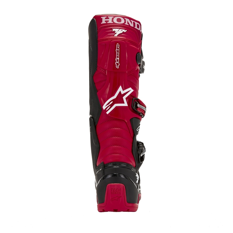 Moto škornji Alpinestars Tech 7 Enduro Drystar Honda črno-rdeči