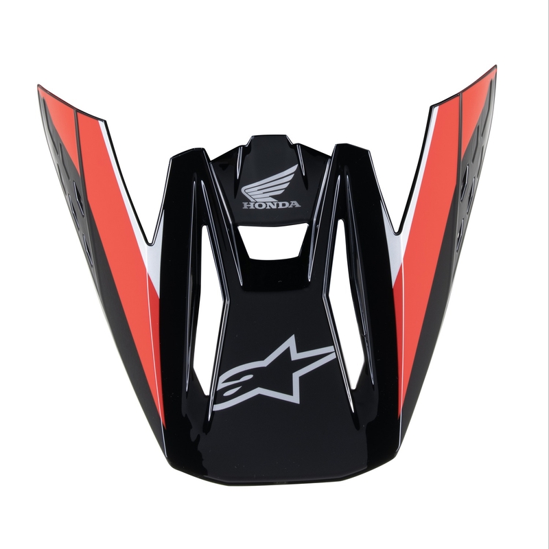 Vizir za čelado Alpinestars S-M5 Honda collection black-red-grey