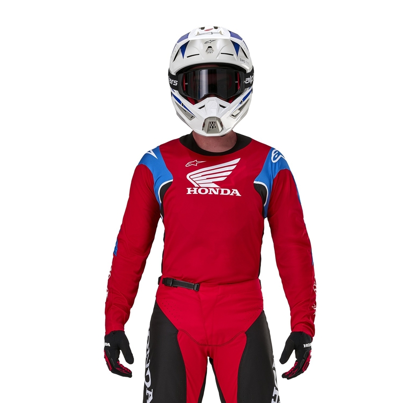 Alpinestars Racer Iconic Honda Collection motokros dres rdeče-črno-modro-bel