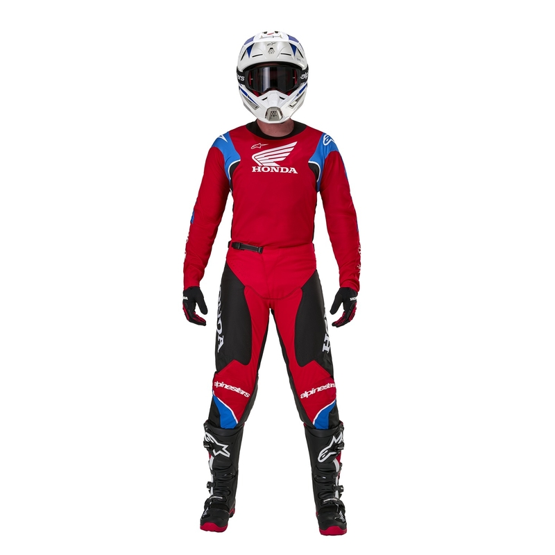 Alpinestars Racer Iconic Honda Collection motokros dres rdeče-črno-modro-bel