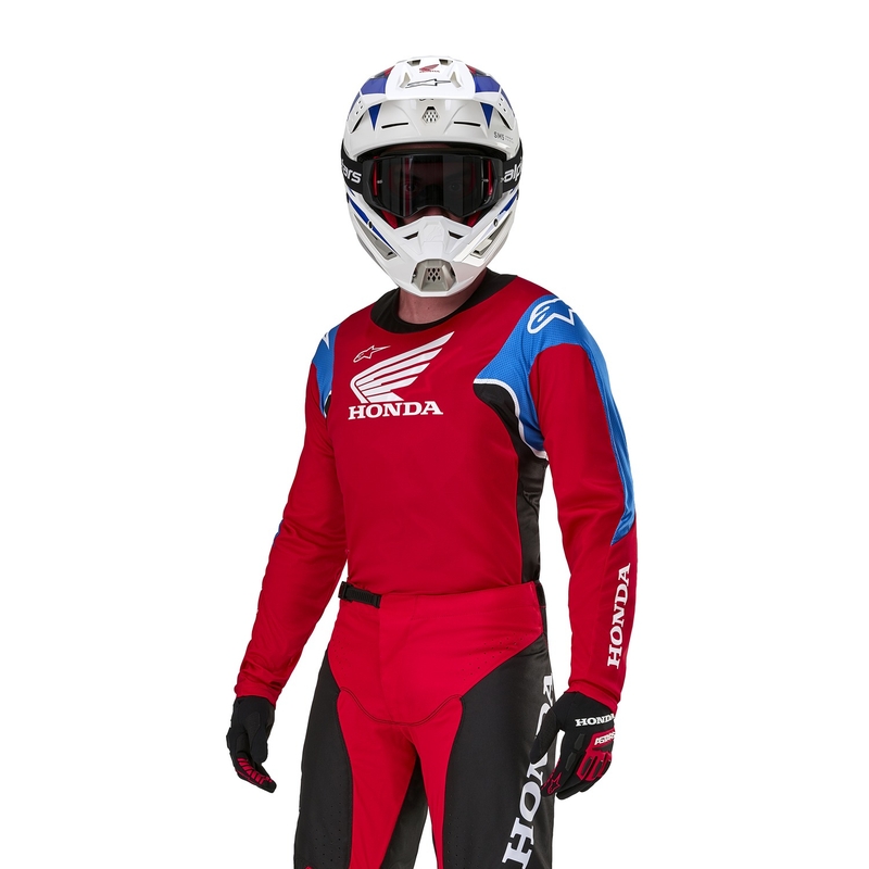 Alpinestars Racer Iconic Honda Collection motokros dres rdeče-črno-modro-bel