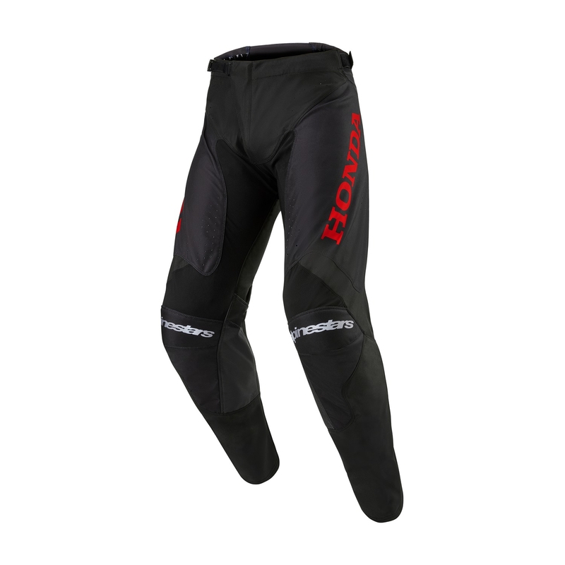 Črno-rdeče motokros hlače Alpinestars Racer Iconic Honda Collection