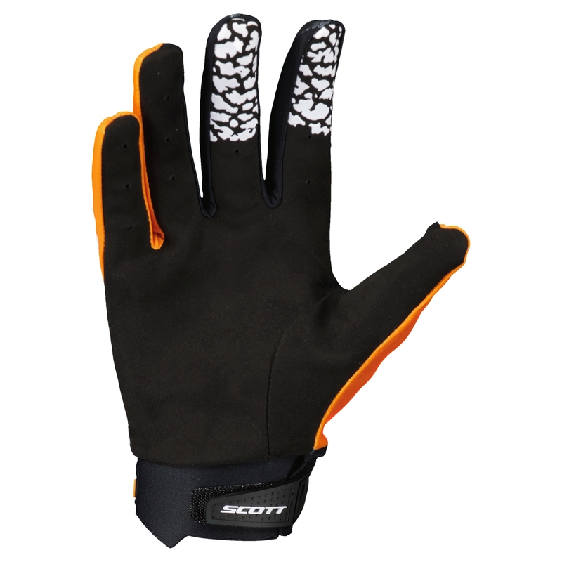 Otroške rokavice za motokros SCOTT EVO TRACK črno-oranžne