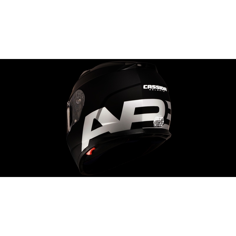 Cassida Apex Vision Motoristična čelada Black Matte Reflective Grey