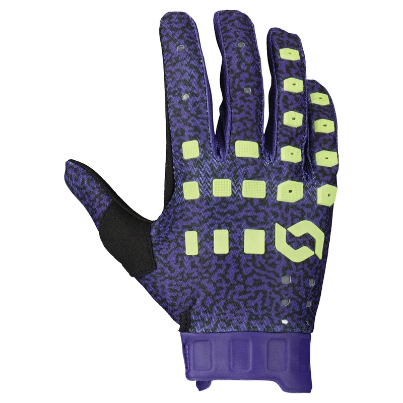 Motokros rokavice SCOTT PODIUM PRO vijolično-mint
