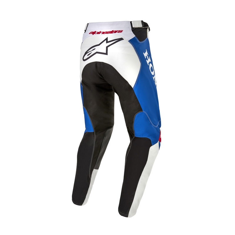 Alpinestars Racer Iconic Honda kolekcija motokros hlače bele-modre-rdeče-črne
