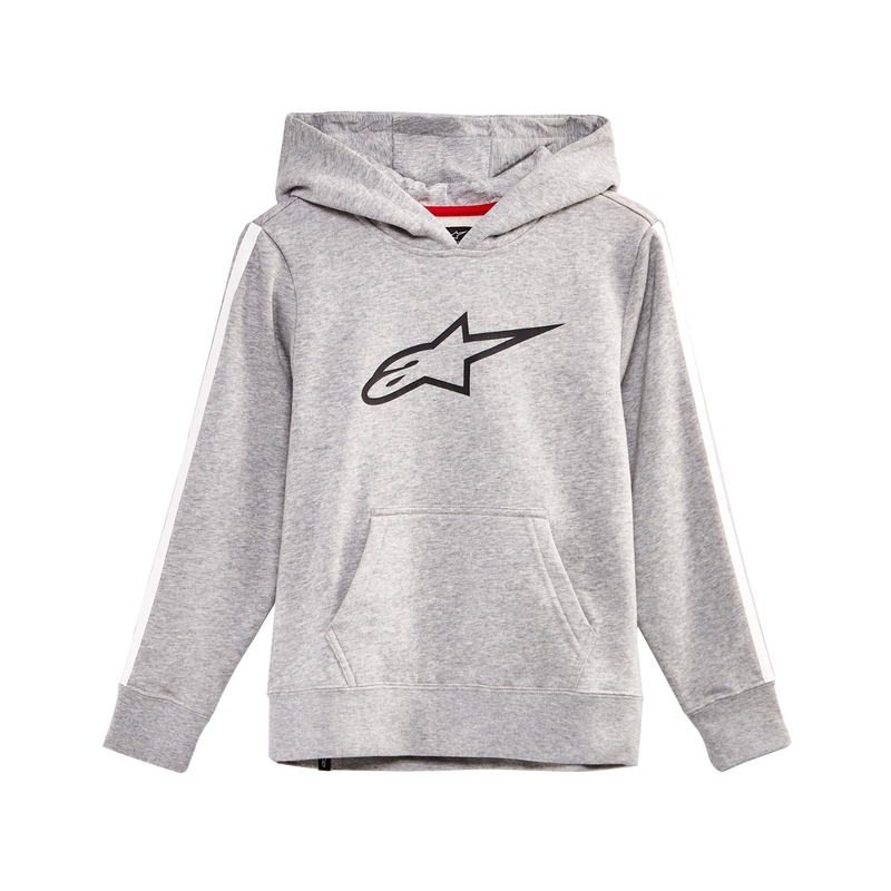 Alpinestars Kids Racey Hoodie siva in rdeča
