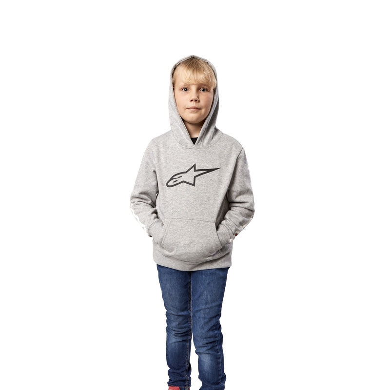 Alpinestars Kids Racey Hoodie siva in rdeča