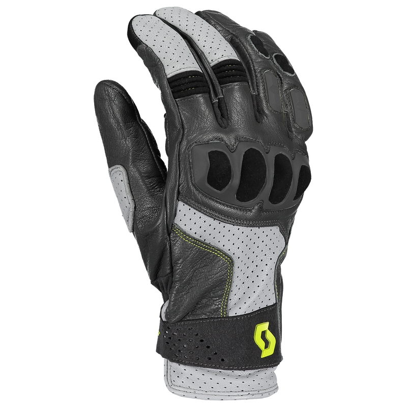 Usnjene rokavice SCOTT SPORT ADV sivo-zelene