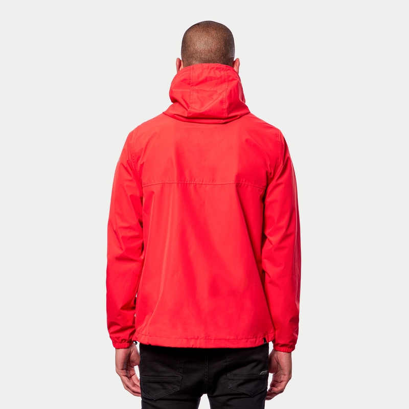 Alpinestars Treq Windbreaker rdeča fluo črna jakna