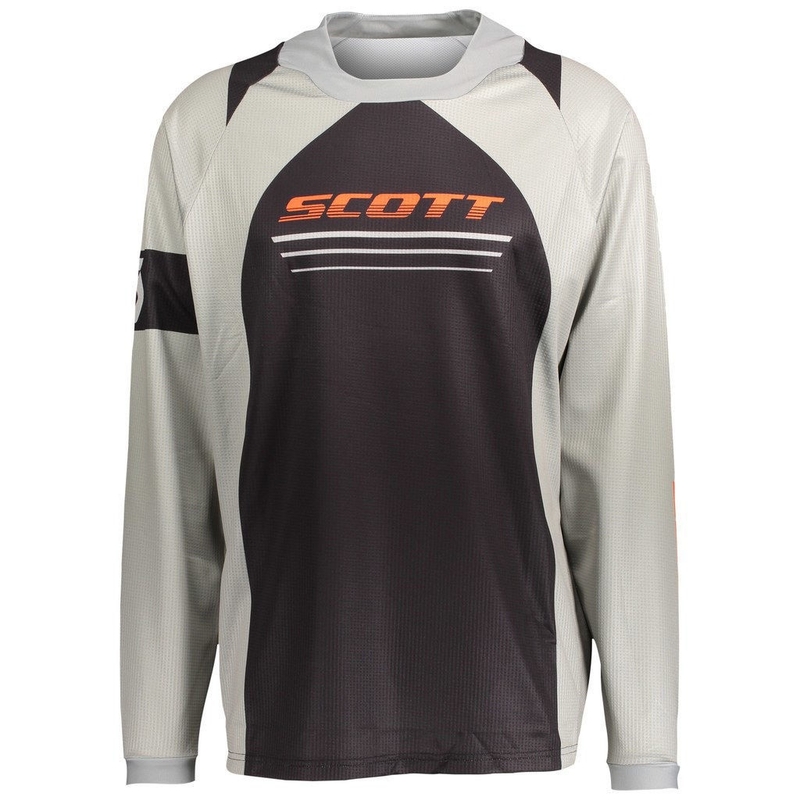 Motokros majica SCOTT 350 X-PLORE sivo-črna