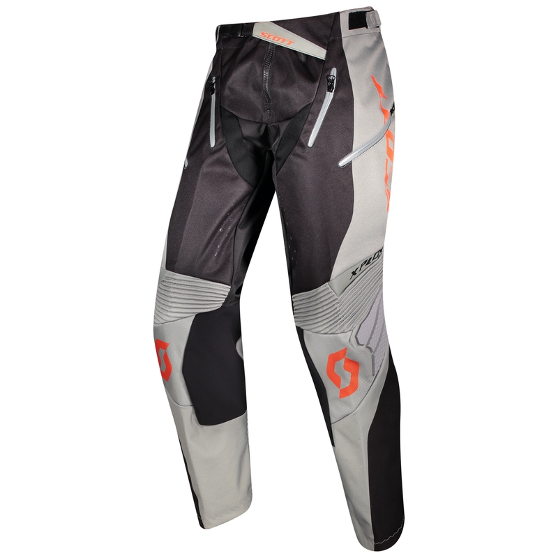 Motokros hlače SCOTT X-PLORE sivo-črne