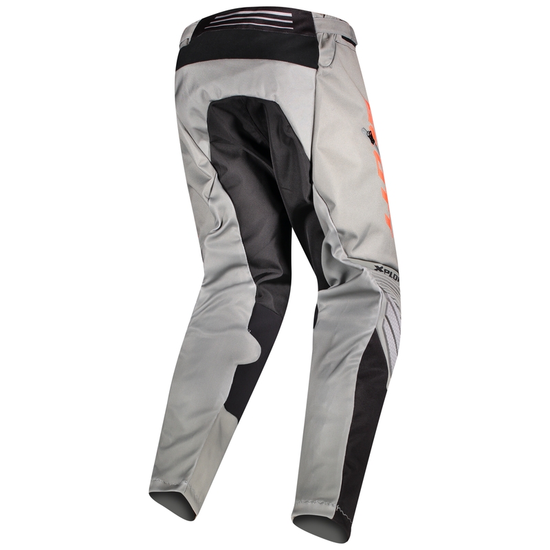 Motokros hlače SCOTT X-PLORE sivo-črne