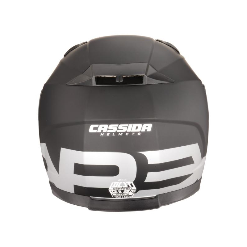 Cassida Apex Vision Motoristična čelada Black Matte Reflective Grey