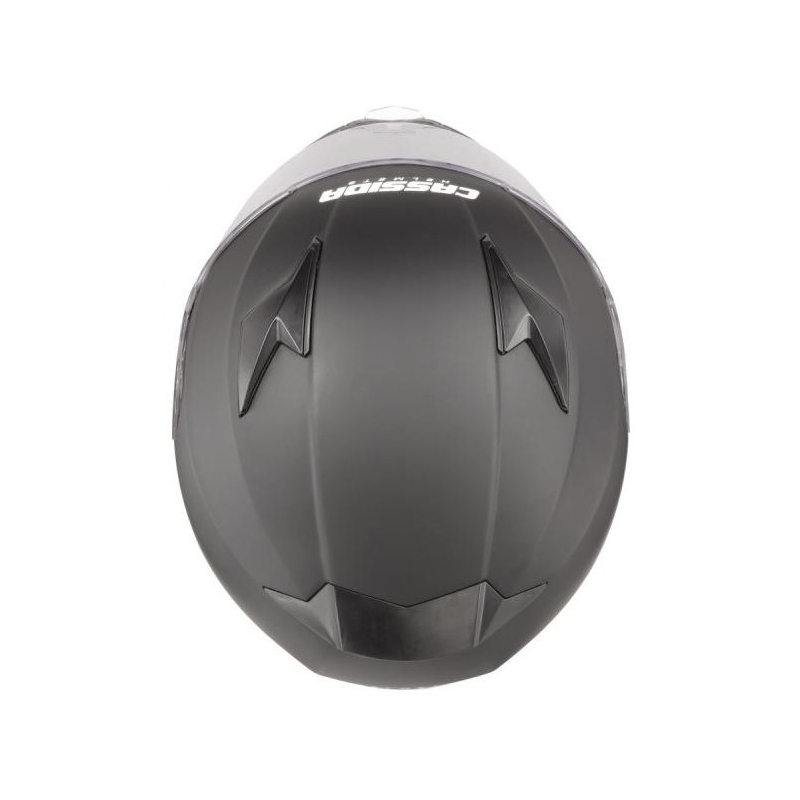 Cassida Apex Vision Motoristična čelada Black Matte Reflective Grey