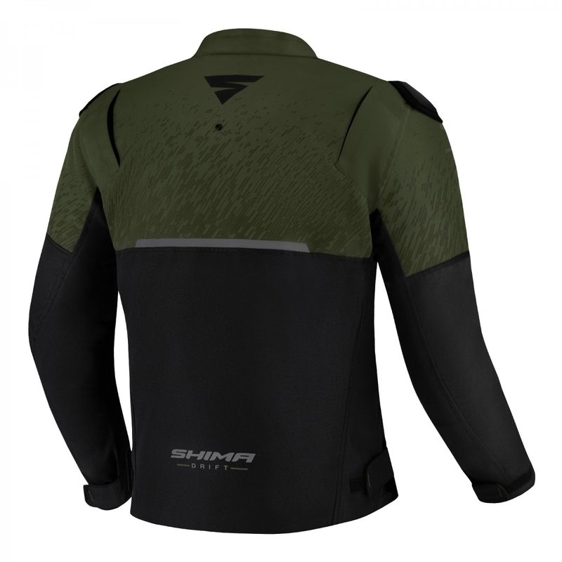 Motoristična jakna Shima Drift khaki-black