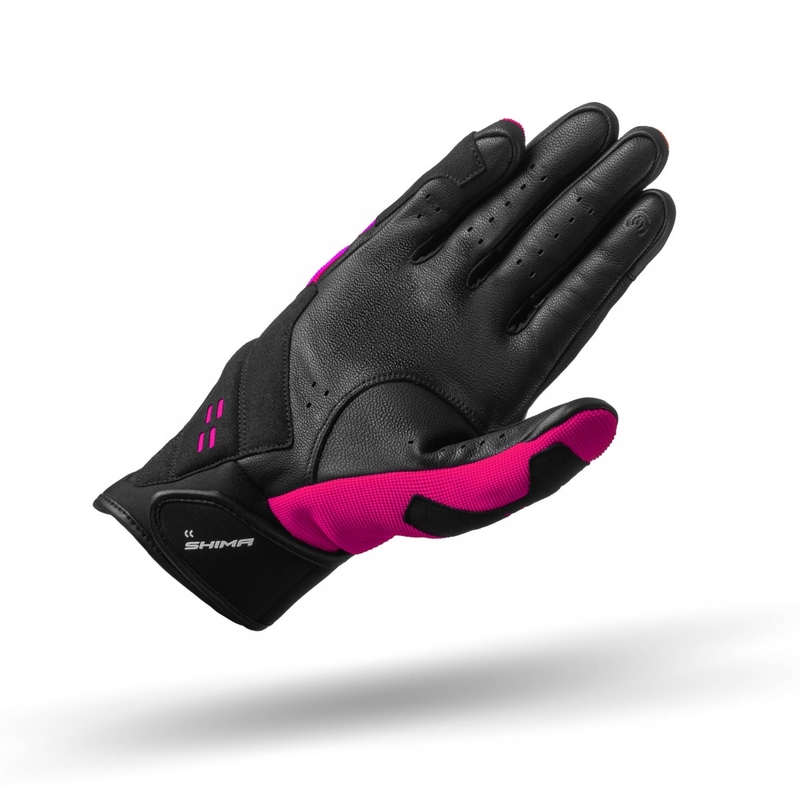 Ženske motoristične rokavice Shima Drift pink-black