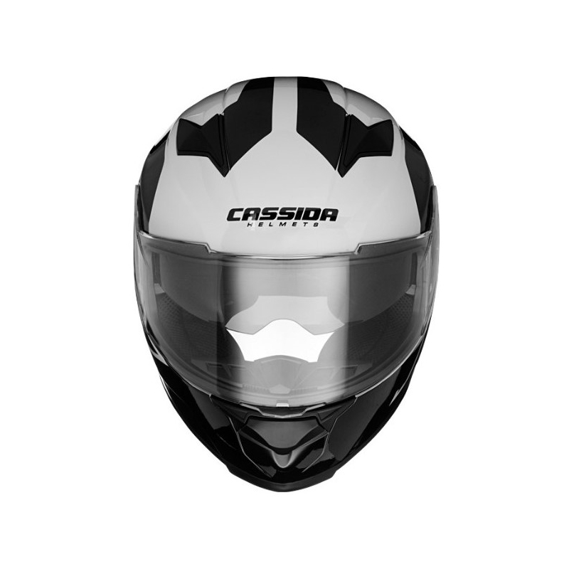 Motoristična čelada Cassida Apex Contrast sivo-črna razprodaja