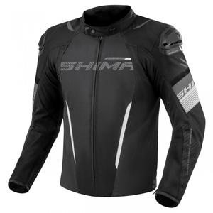 Motoristična jakna Shima Solid 2.0 črno-bela