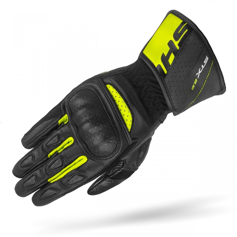 Motoristične rokavice Shima STX 2.0 črno-fluo rumene