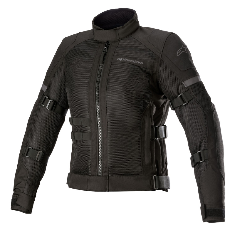 Ženska motoristična jakna Alpinestars Stella Crosshill Waterproof Air črno-črna