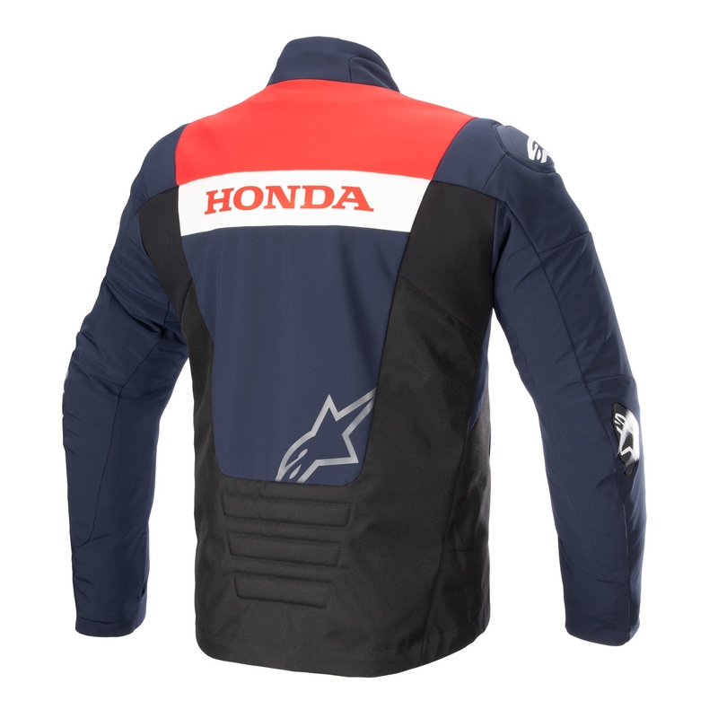 Alpinestars SMX vodoodporna motoristična jakna Honda modro-črno-rdeče-bela