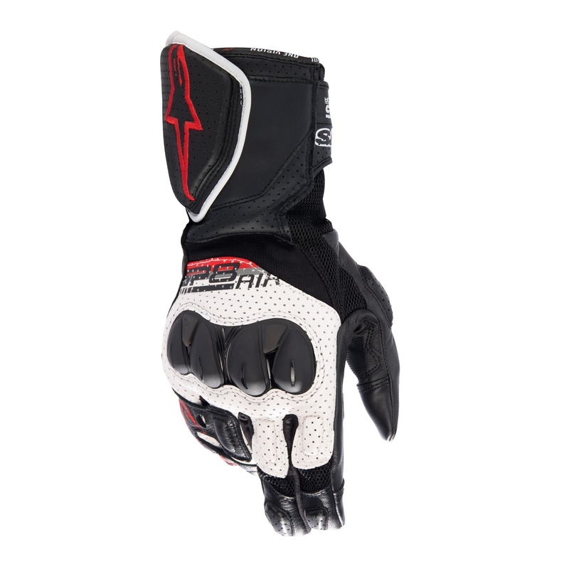 Motoristične rokavice Alpinestars SP-8 Air 2024 belo-črno-rdeče