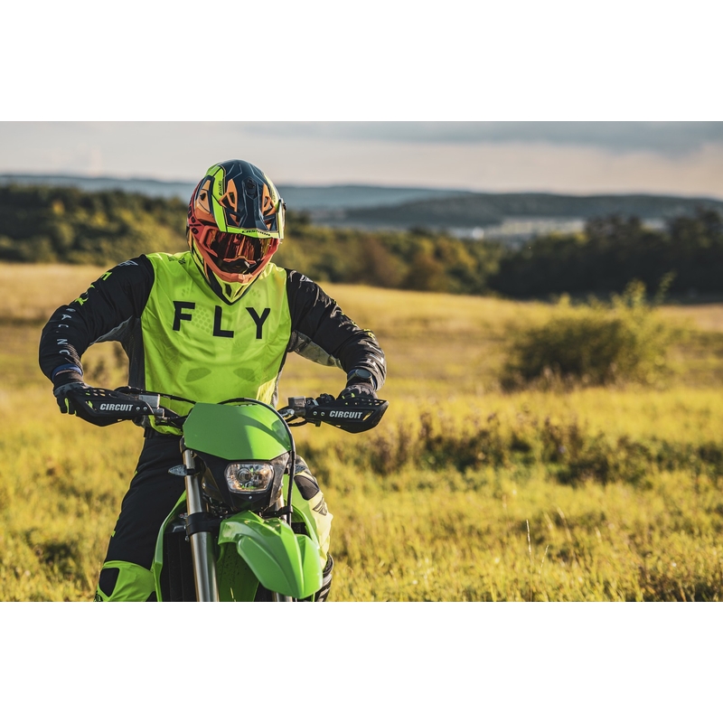 Motokros čelada Cassida Cross Pro 2 Contra fluo rumeno-oranžno-modra