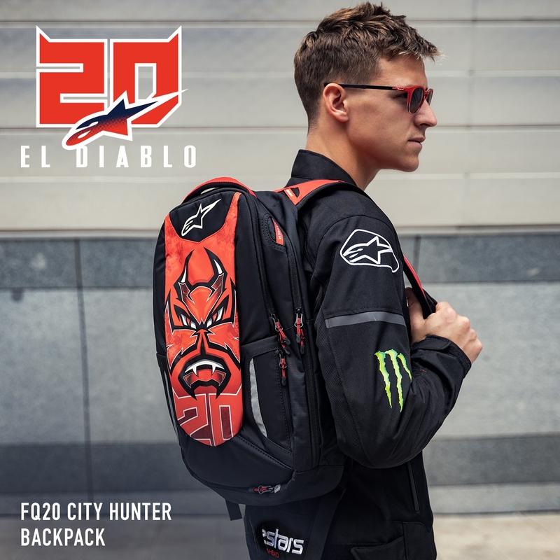 Nahrbtnik Alpinestars City Hunter FQ20 2024 črno-rdeče-bel