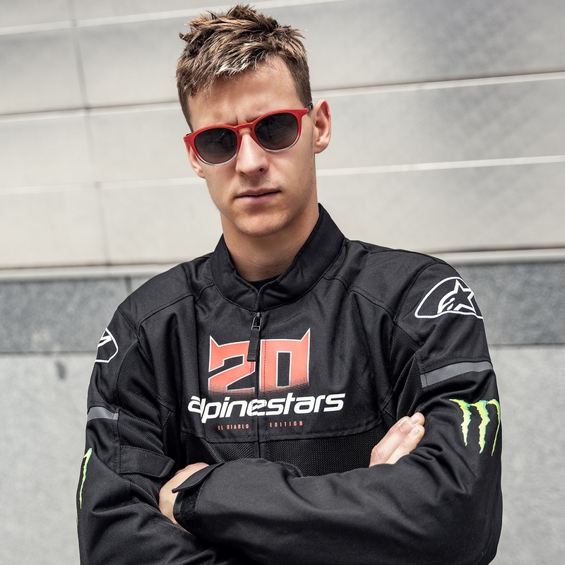 Alpinestars T-SPS Air Monster FQ20 2024 motoristična jakna črna-rdeča-bela-zelena