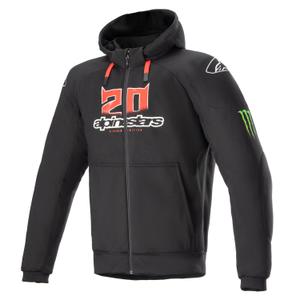 Alpinestars Chrome Ignition Monster FQ20 motoristična jakna črno-rdeča-belo-zelena