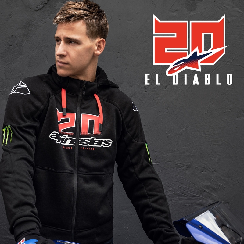 Alpinestars Chrome Ignition Monster FQ20 motoristična jakna črno-rdeča-belo-zelena
