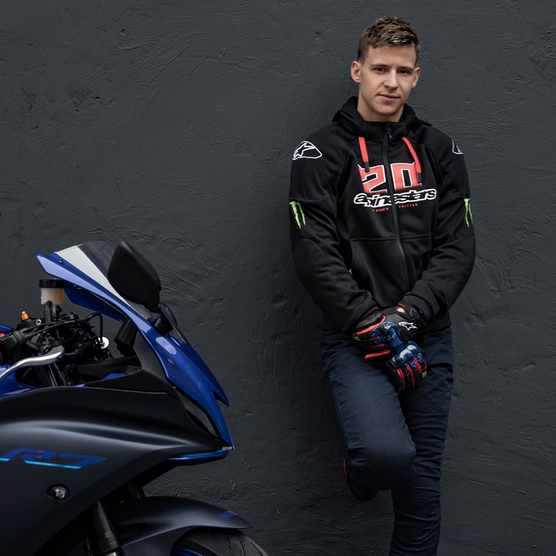 Alpinestars Chrome Ignition Monster FQ20 motoristična jakna črno-rdeča-belo-zelena
