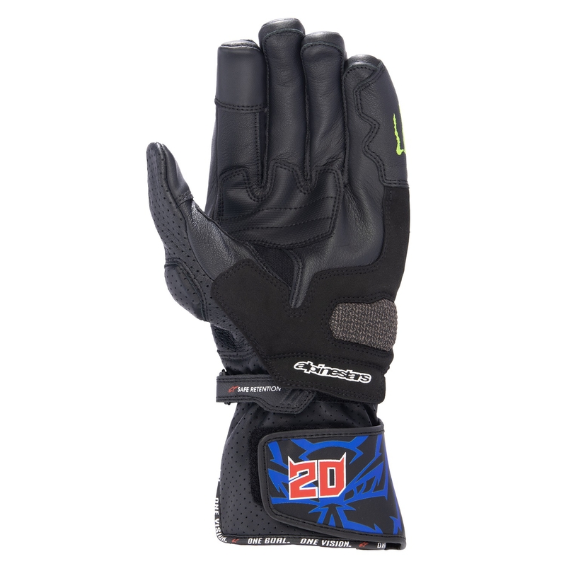 Alpinestars SP-8 3 Monster FQ20 motoristične rokavice črno-rdeče-modro-bele