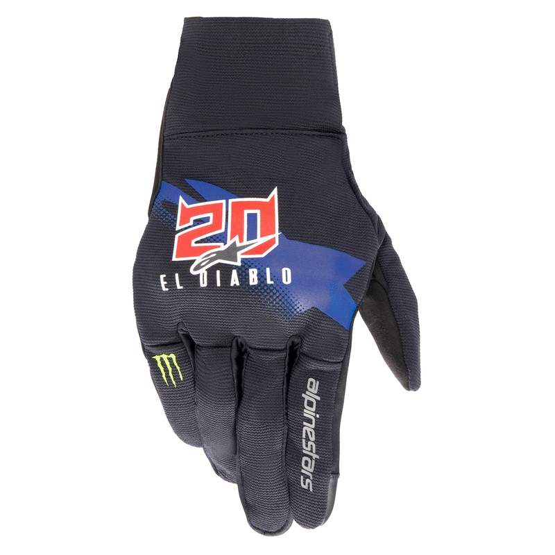 Alpinestars Reef Monster FQ20 motoristične rokavice črno-rdeče-modro-belo-zelene