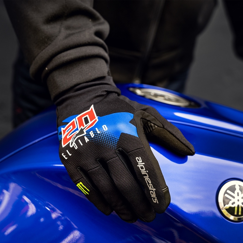 Alpinestars Reef Monster FQ20 motoristične rokavice črno-rdeče-modro-belo-zelene