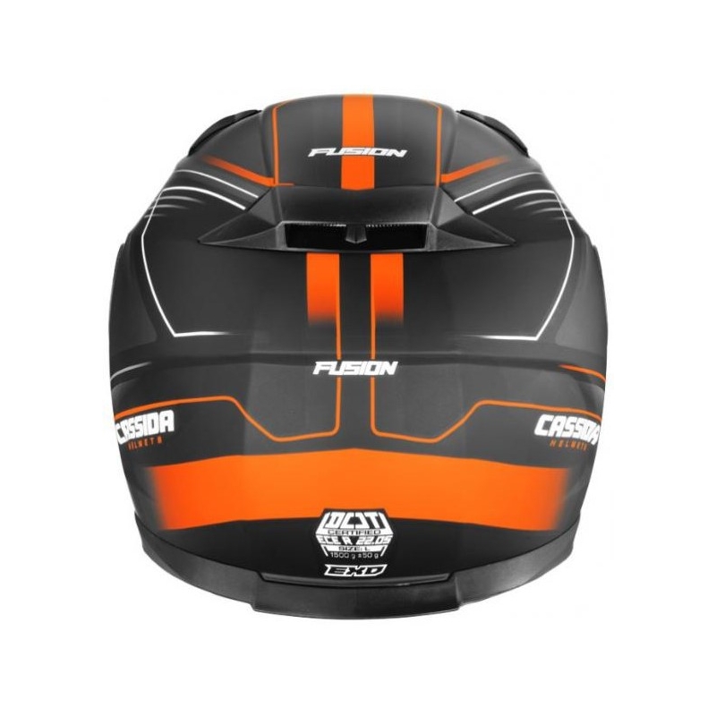 Cassida Apex Fusion Black-Orange-White Motoristična čelada razprodaja