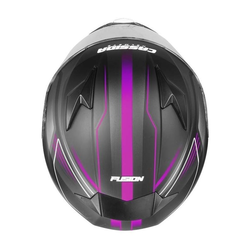 Cassida Apex Fusion Black-Pink-White motoristična čelada